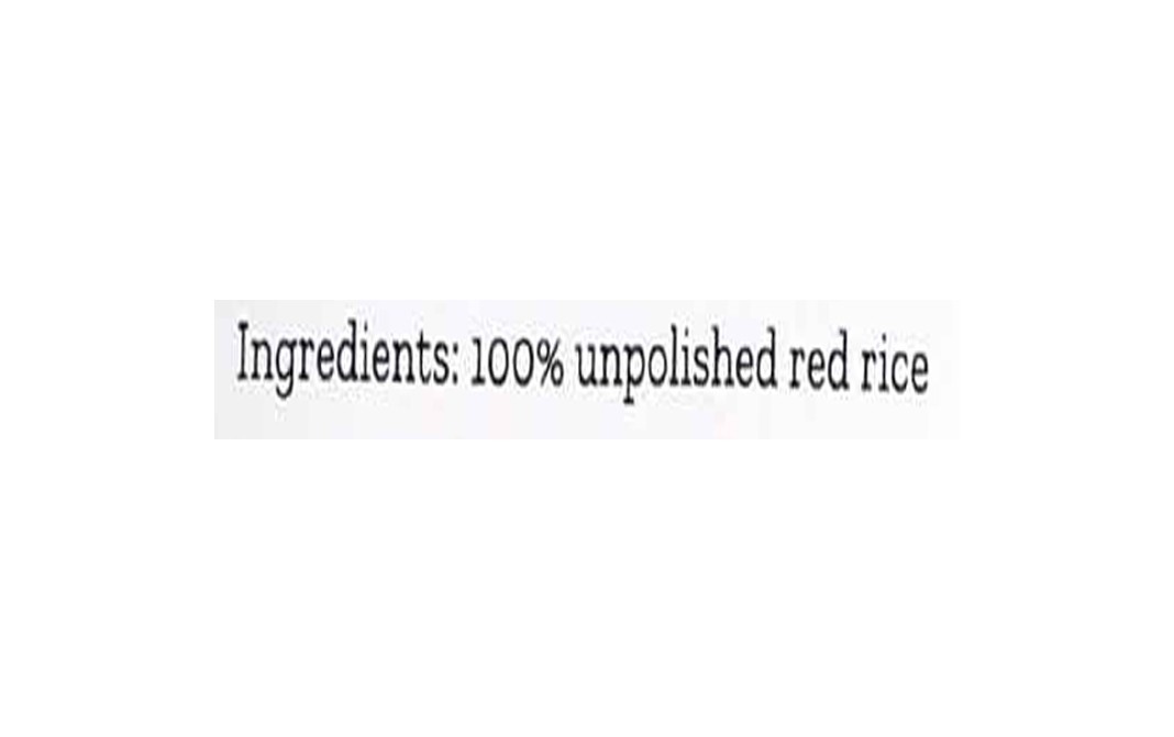 Conscious Food Red Rice Patni Natural   Pack  500 grams
